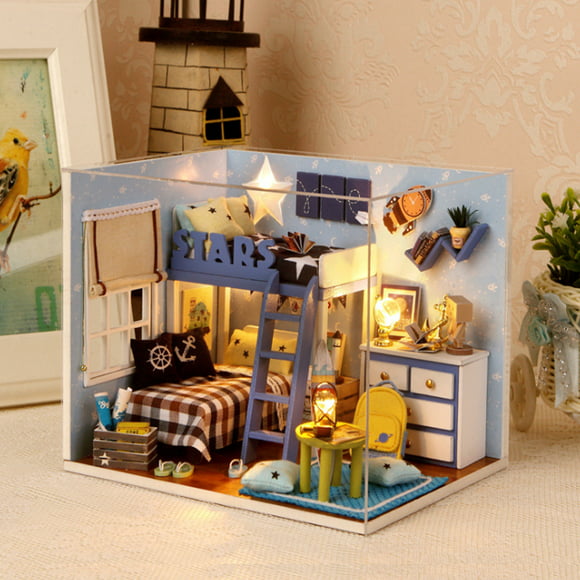 DIY Dollhouse Miniature Wooden Creative Room 1:24 The Sound of the Sea